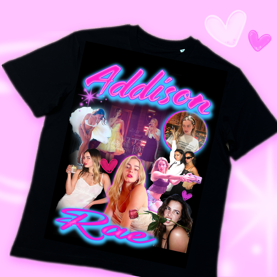 Addison Rae homage T-shirt