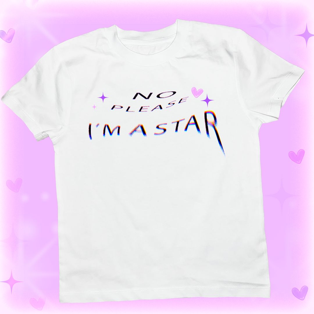 I'm a star graphic print T-shirt