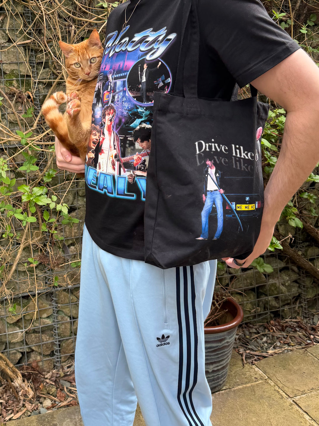 Matty drive like I do inspired print tote bag
