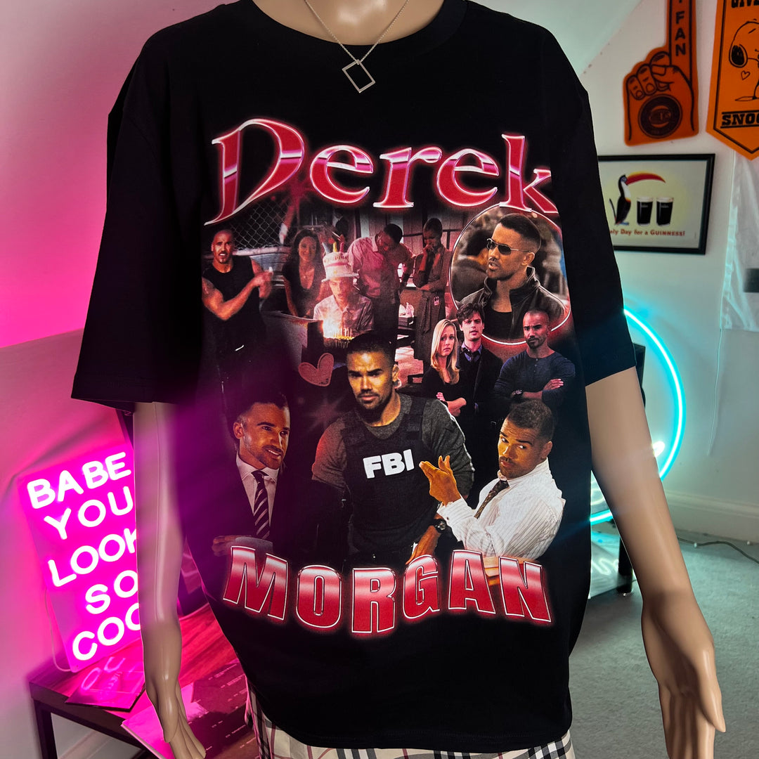 Derek Morgan inspired homage T-shirt