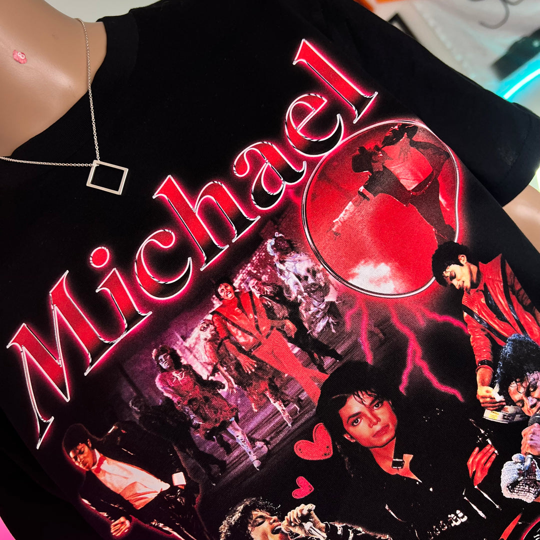 Michael Jackson homage graphic T-shirt