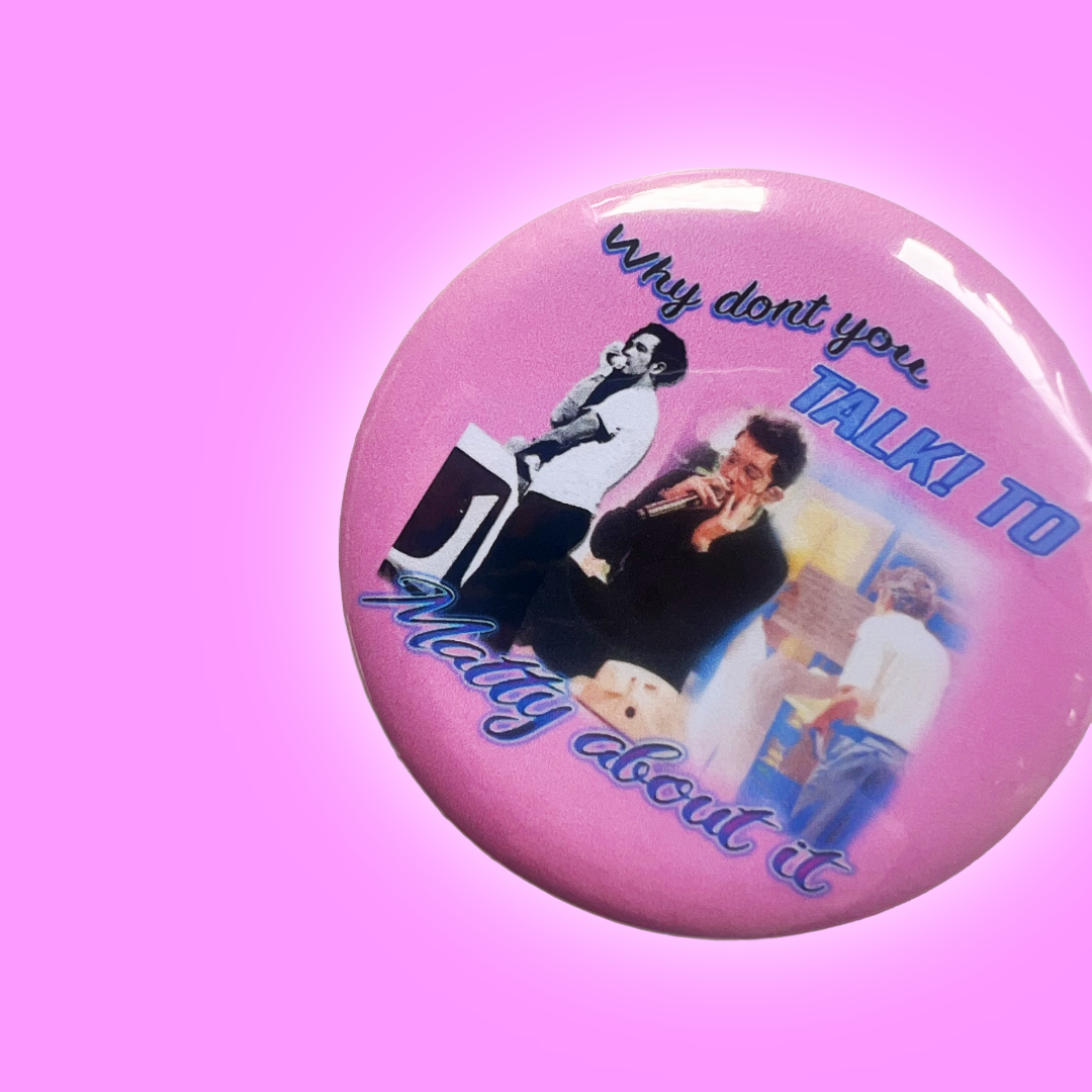 Talk to Matty button badge