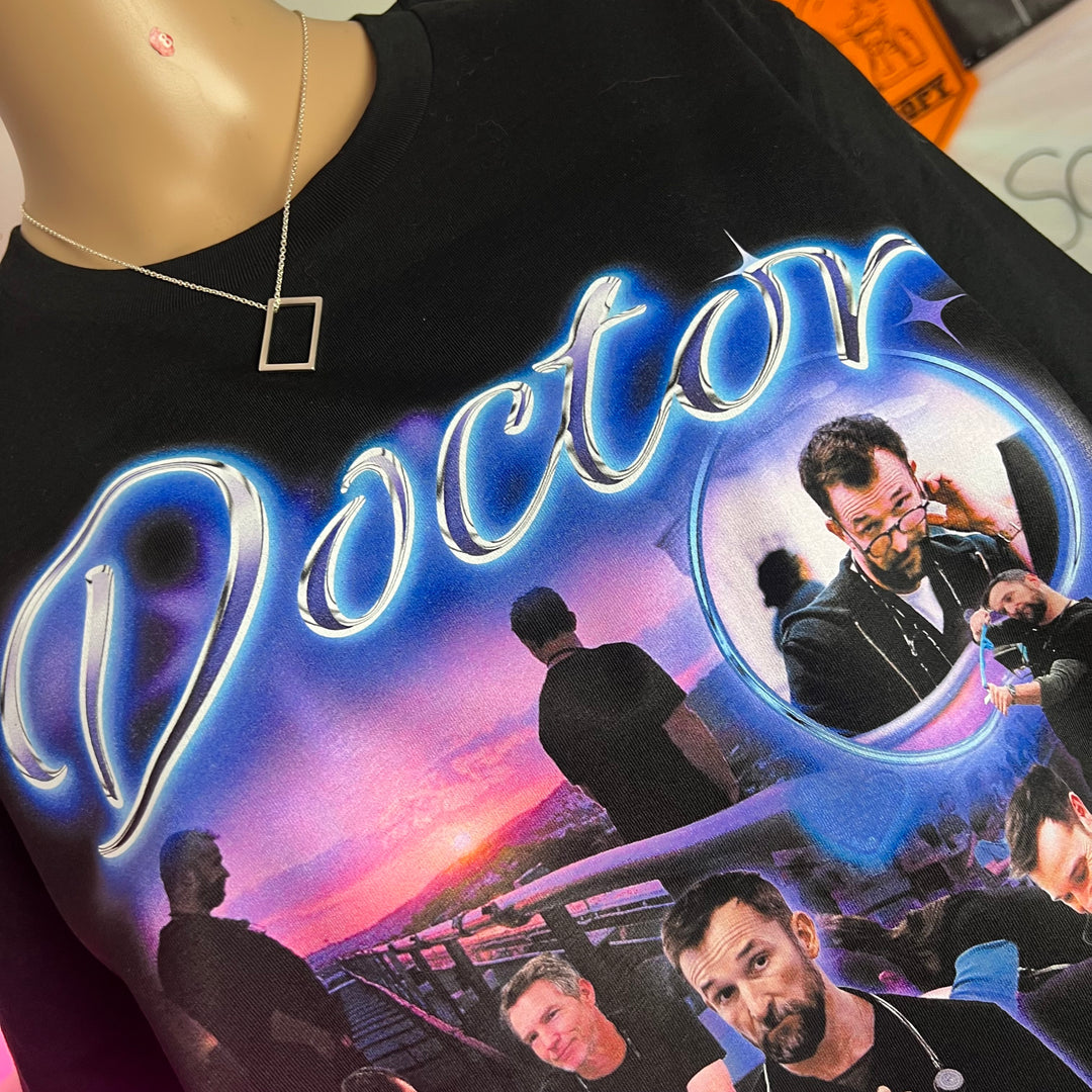 Doctor Robby homage graphic t-shirt