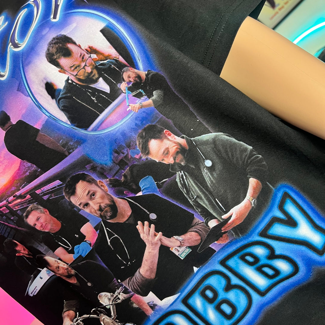 Doctor Robby homage graphic t-shirt