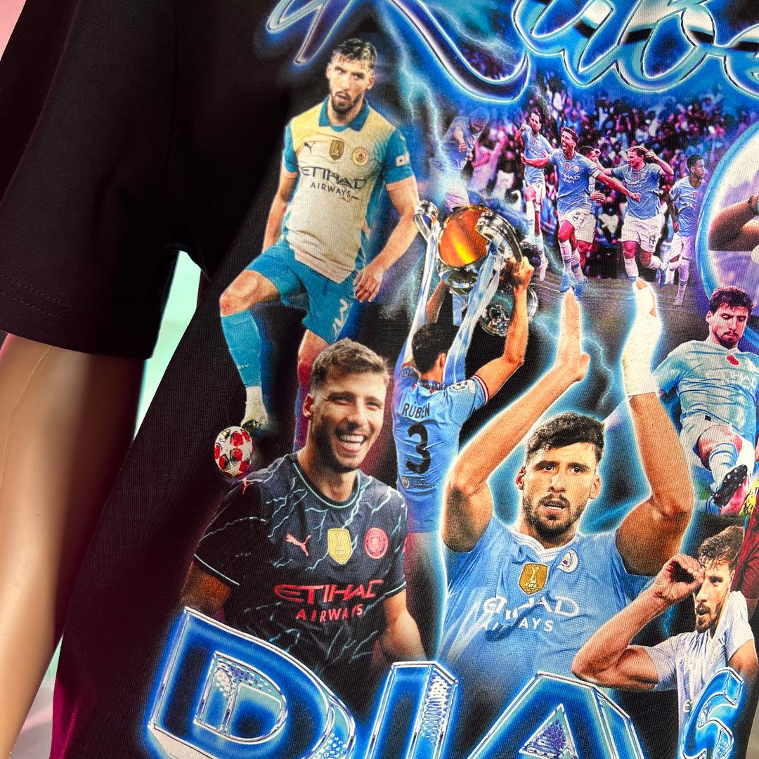 Ruben DIAS inspired homage graphic t-shirt