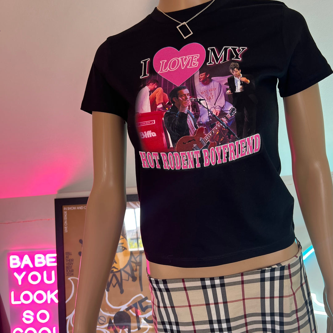 I love my hot rodent boyfriend t-shirt