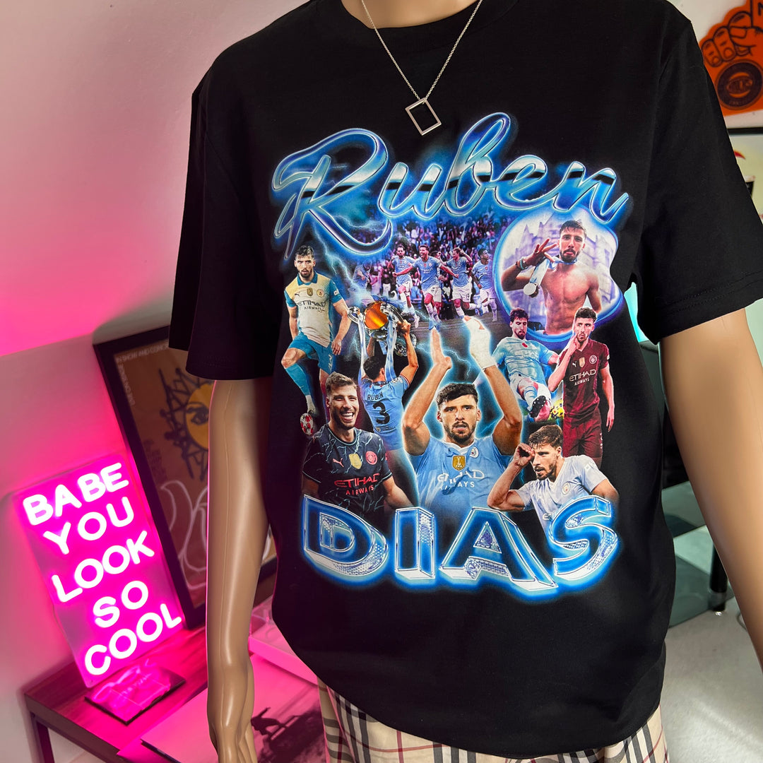 Ruben DIAS inspired homage graphic t-shirt
