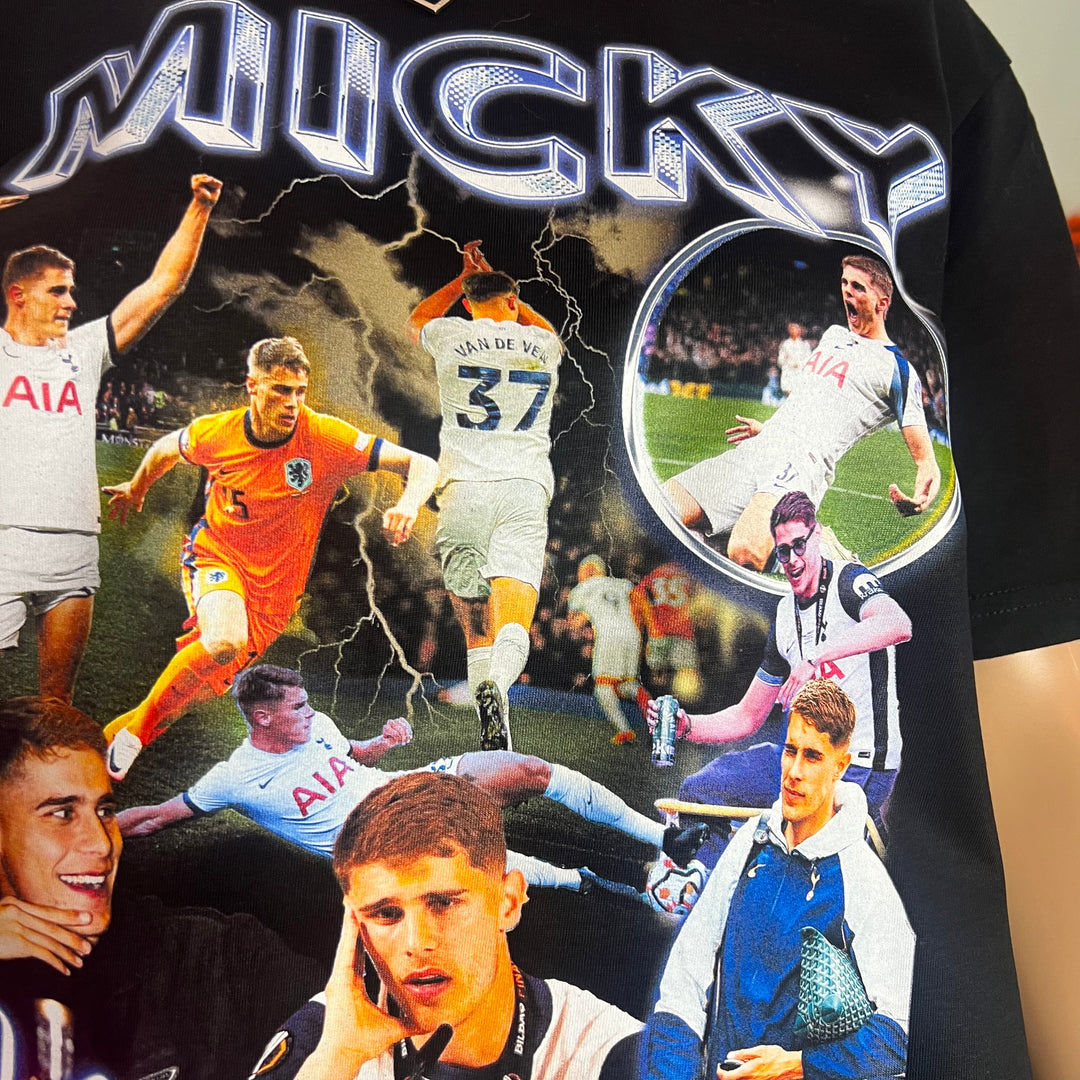 Micky Van de Ven- homage graphic t-shirt