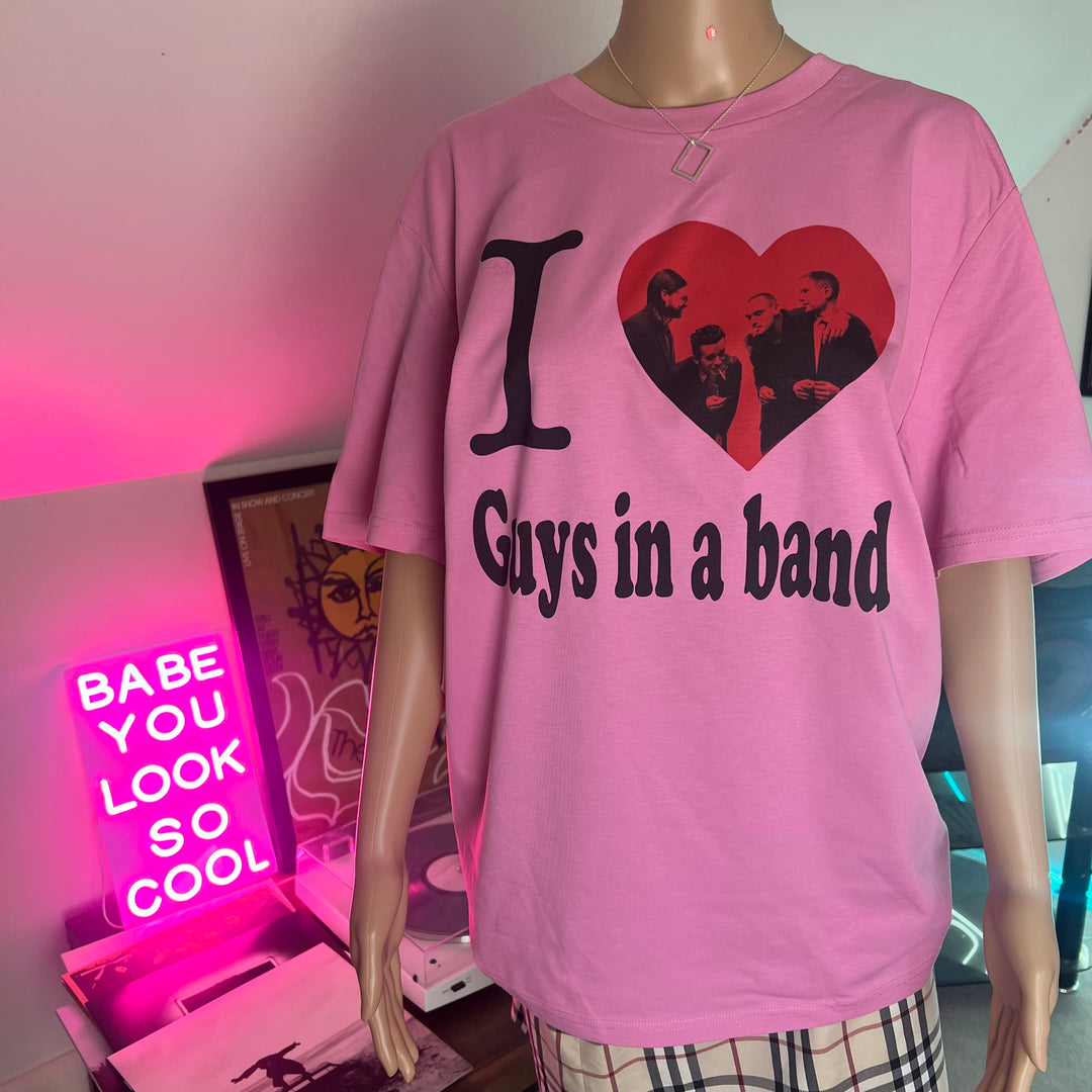 I ❤️ guys in bands T-shirt