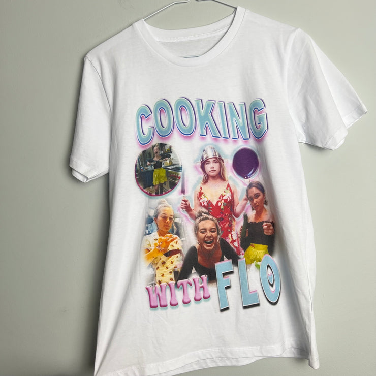Cooking with Flo ,kids 12-14year tee (seconds)