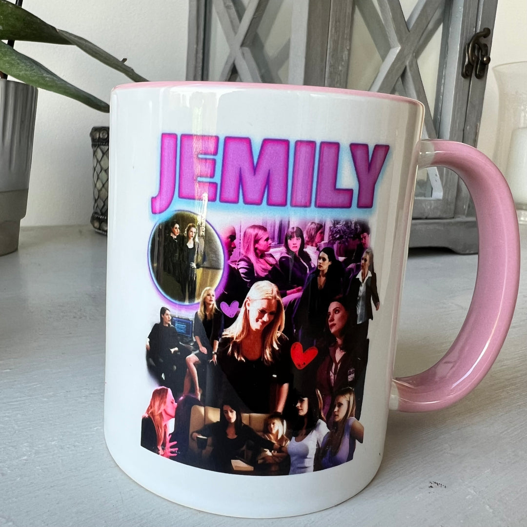 Jemily homage print Mug