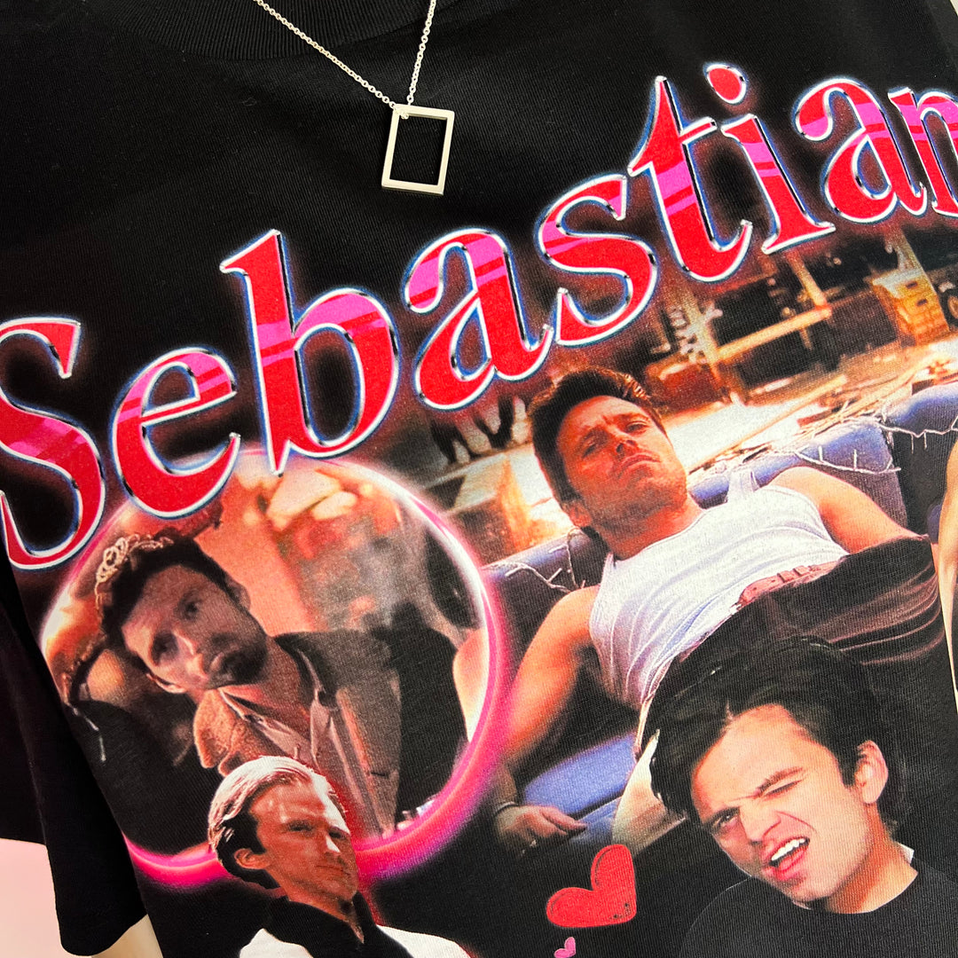 Sebastian Stan homage T-shirt