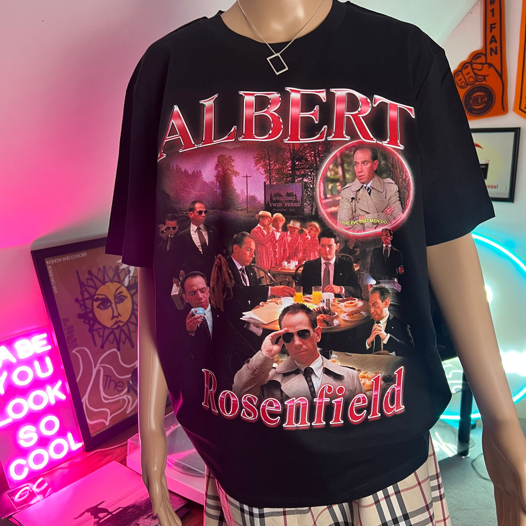 Albert Rosenfield - homage graphic t-shirt