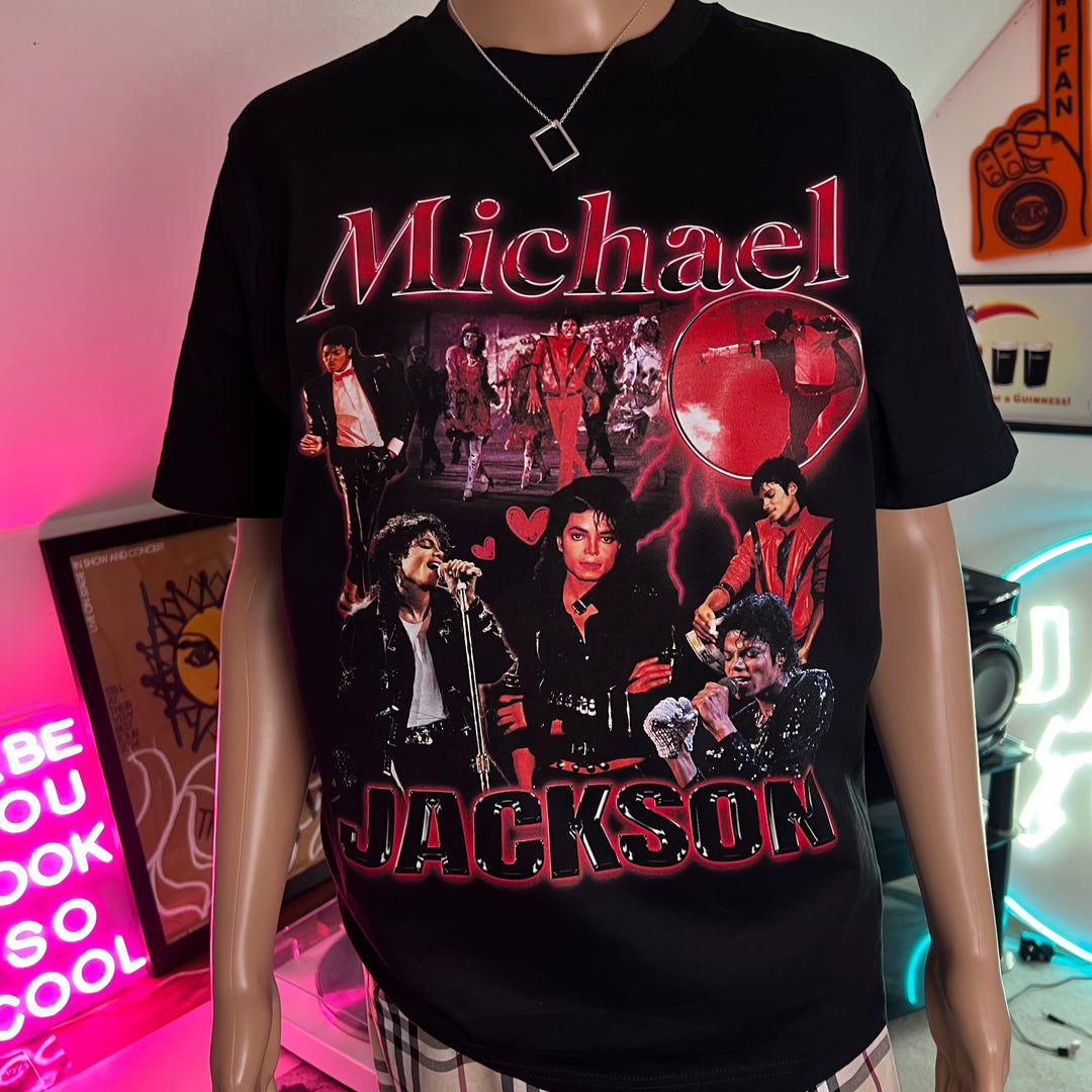 Michael Jackson homage graphic T-shirt
