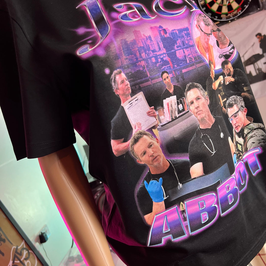 Jack Abbot homage graphic t-shirt