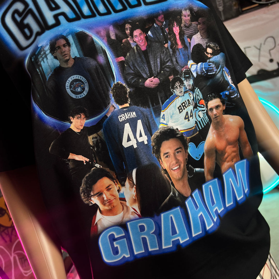 Garrett Graham inspired homage graphic t-shirt