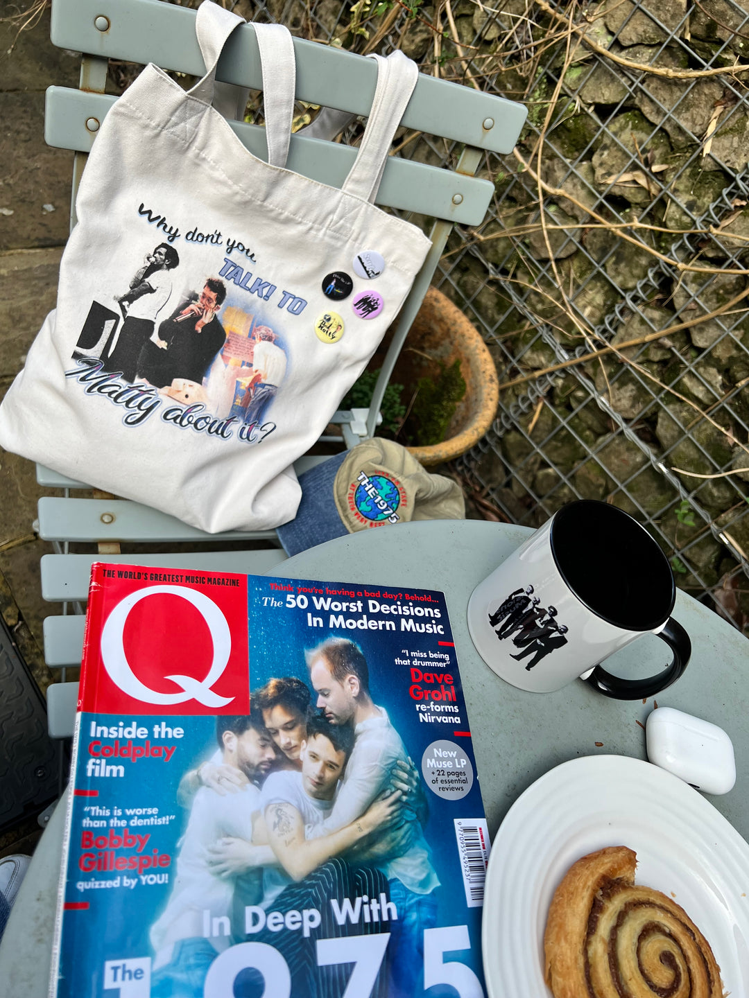 Talk to Matty about it- 1975 inspired printed tote bag