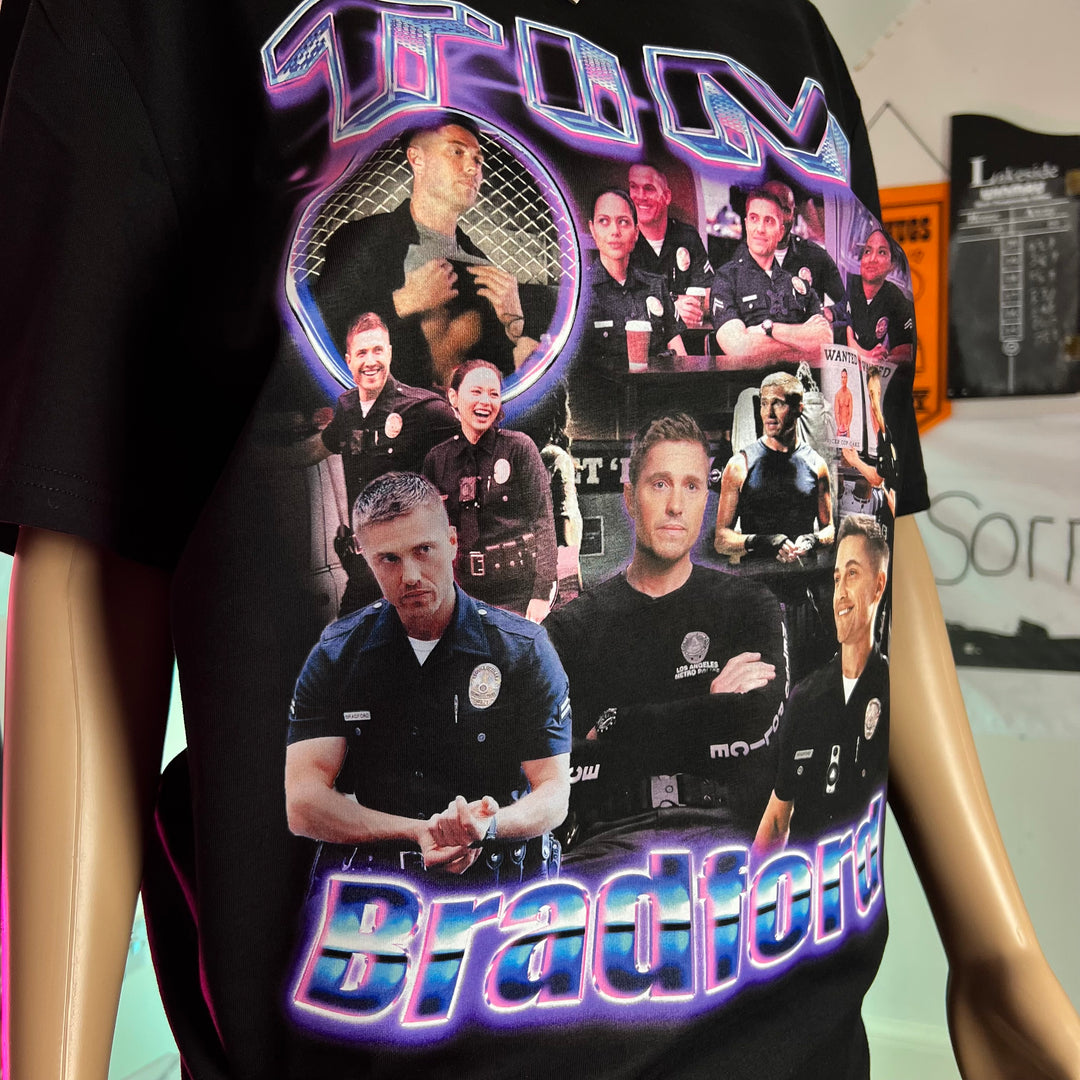 Tim Bradford - homage graphic t-shirt