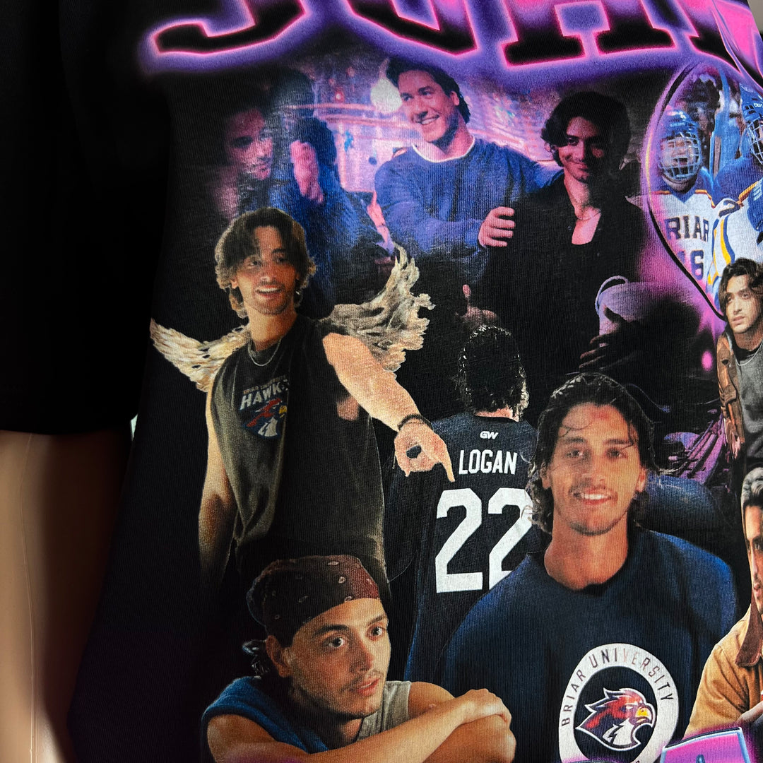 John Logan inspired homage graphic t-shirt