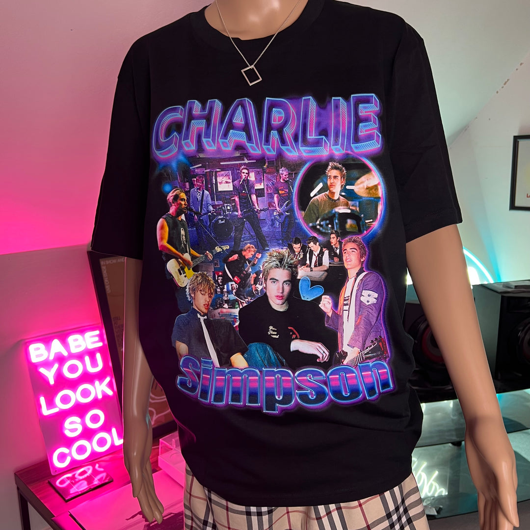 NEW - CHARLIE Simpson inspired homage T-shirt
