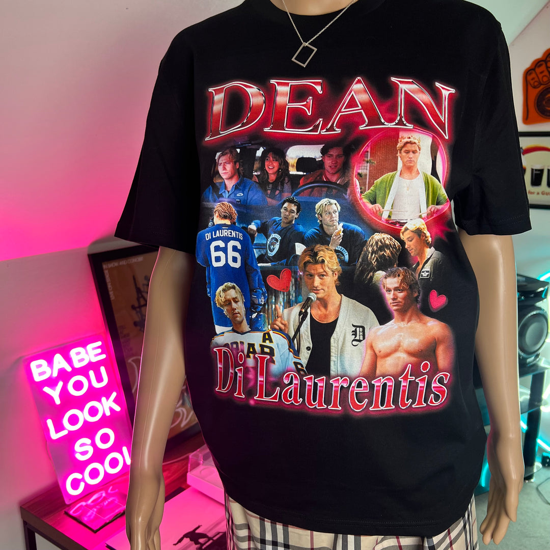 Dean Di Laurentis homage graphic t-shirt