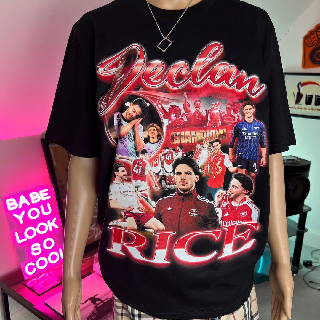 Declan RICE inspired homage T-shirt