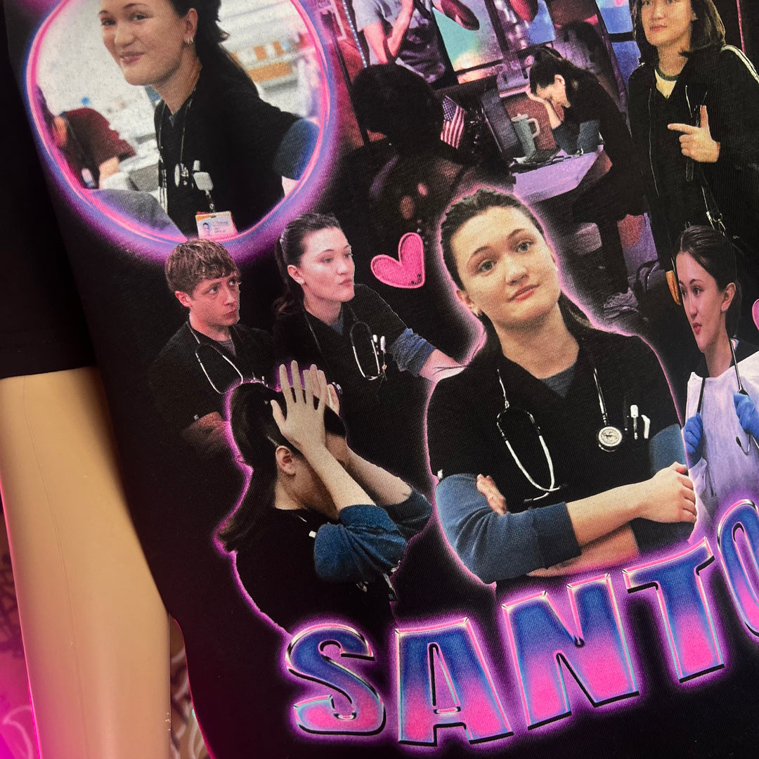 Trinity Santos homage graphic t-shirt