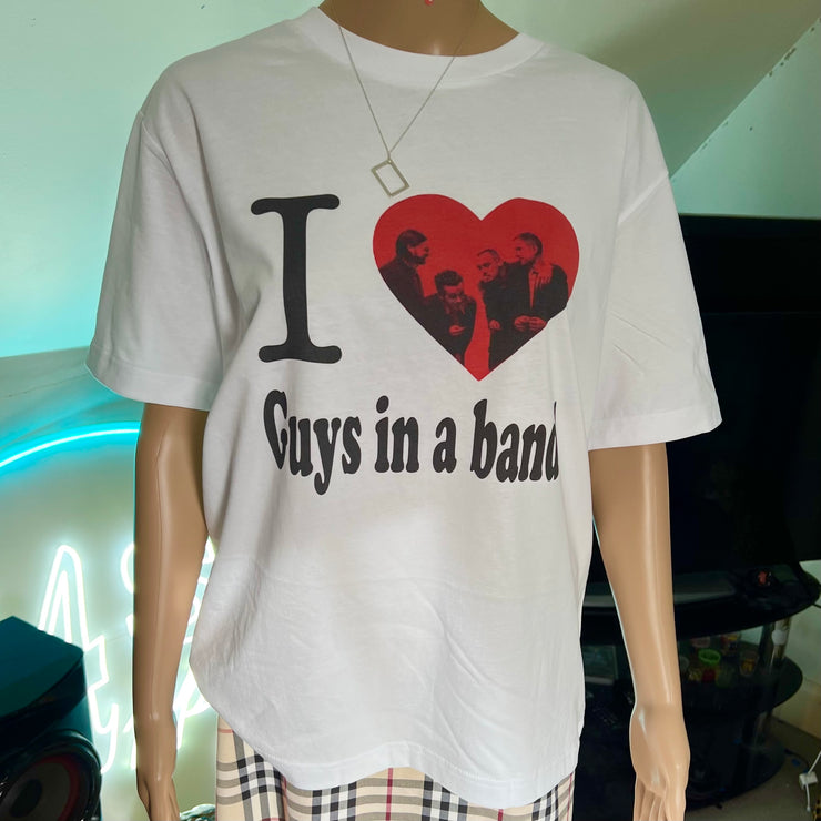 I ❤️ guys in bands T-shirt