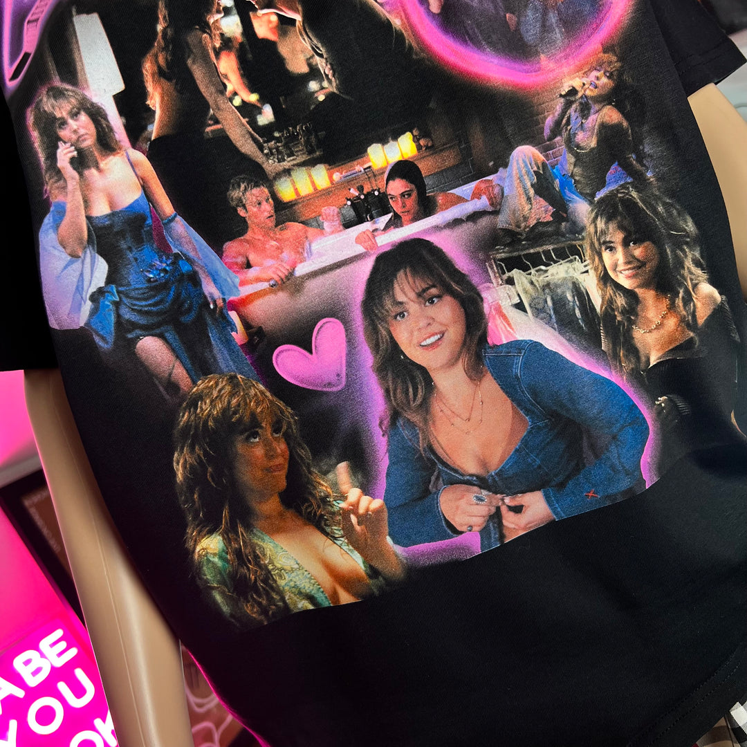 Allie Hayes inspired homage graphic t-shirt