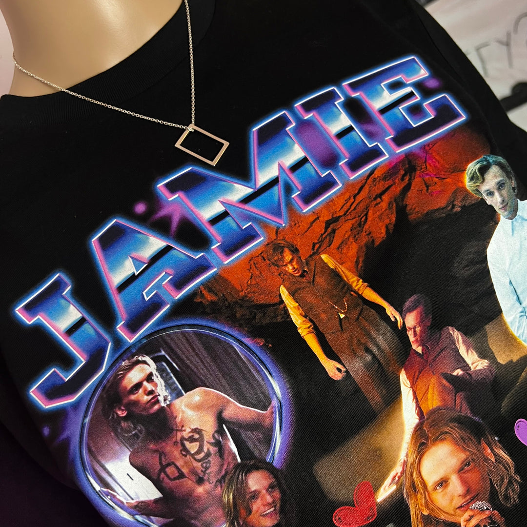 Jamie Campbell Bower - homage graphic t-shirt