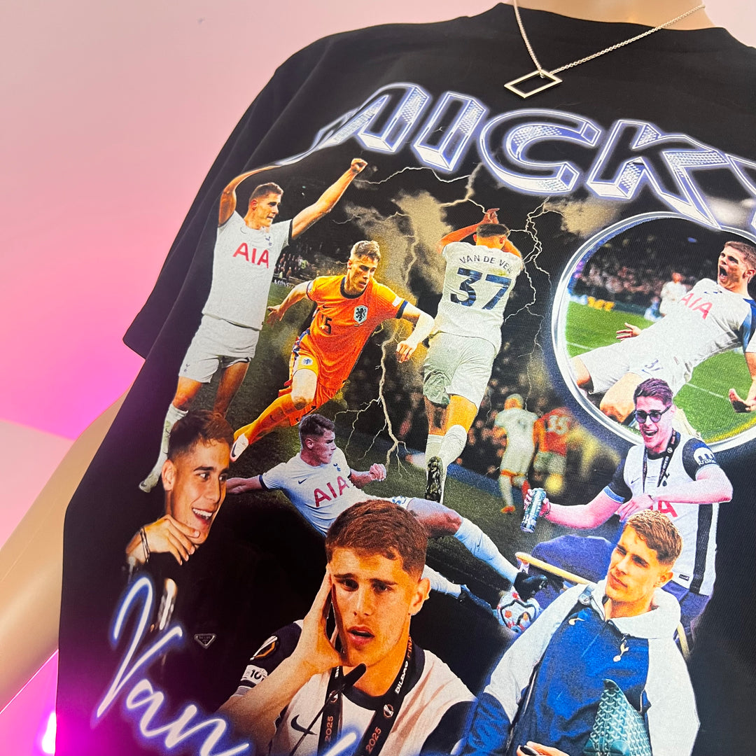 Micky Van de Ven- homage graphic t-shirt