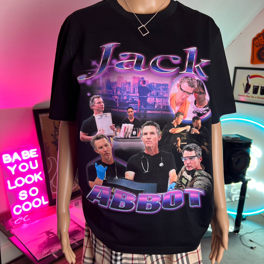 Jack Abbot homage graphic t-shirt