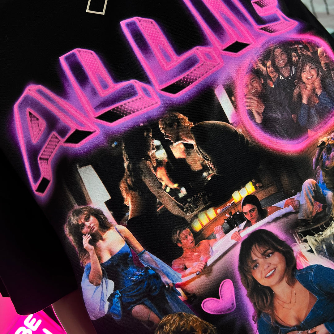 Allie Hayes inspired homage graphic t-shirt
