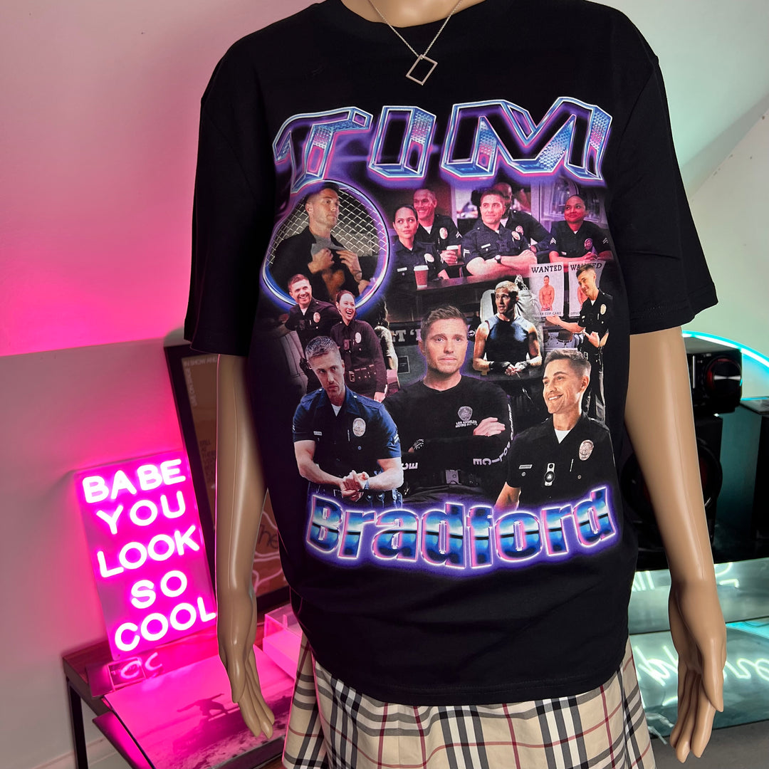 Tim Bradford - homage graphic t-shirt