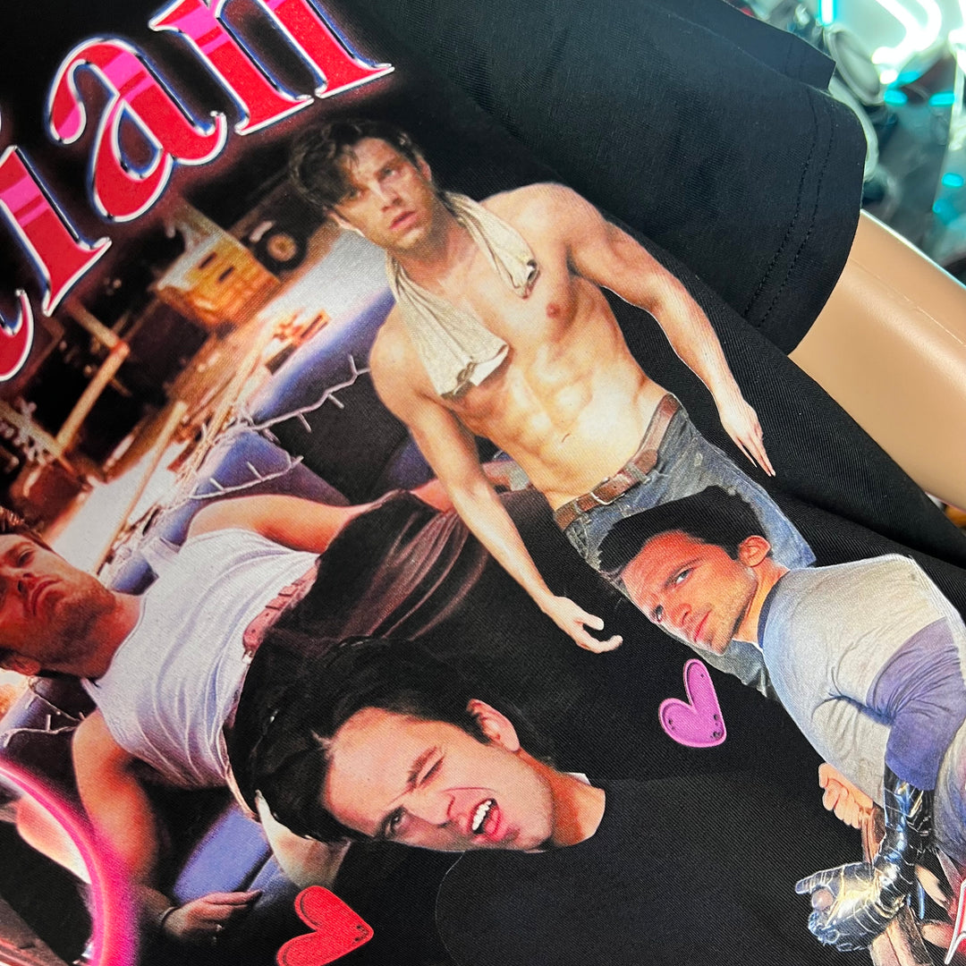 Sebastian Stan homage T-shirt