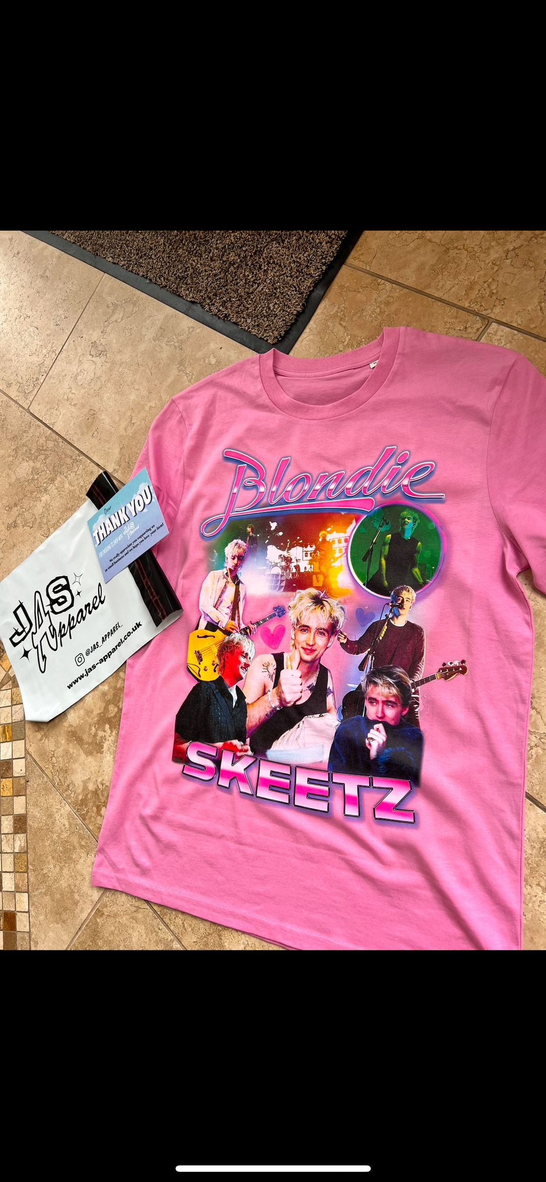 Blondie Skeetz homage T-shirt