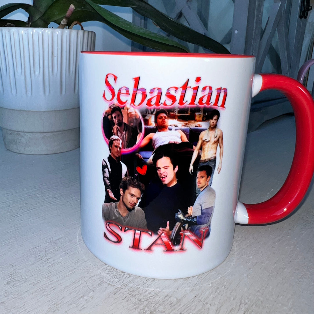 Sebastian Stan homage printed Mug