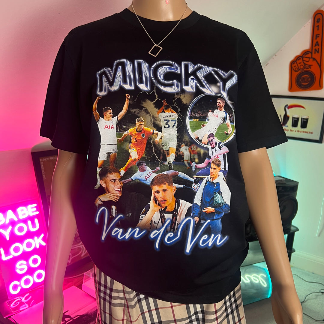 Micky Van de Ven- homage graphic t-shirt
