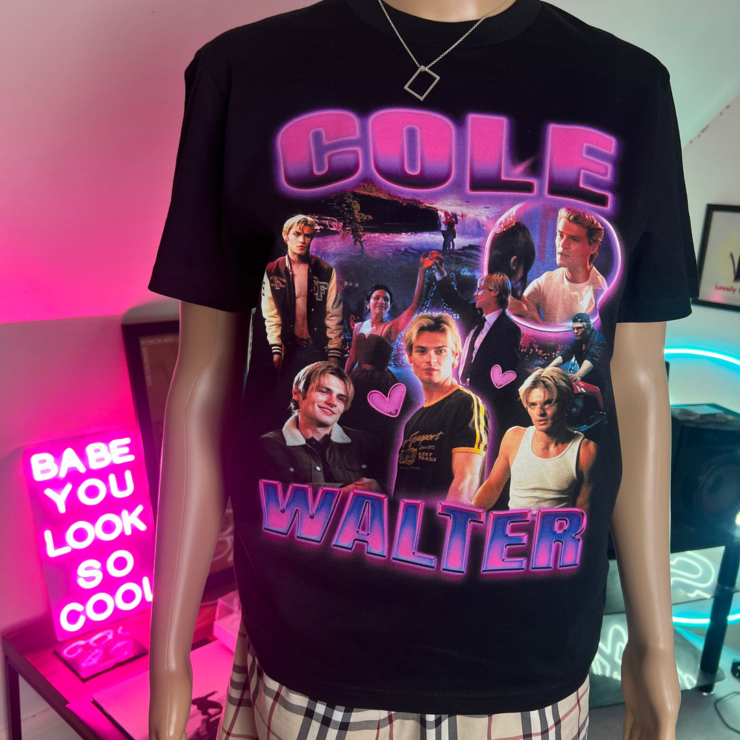 Cole Walter inspired homage graphic t-shirt