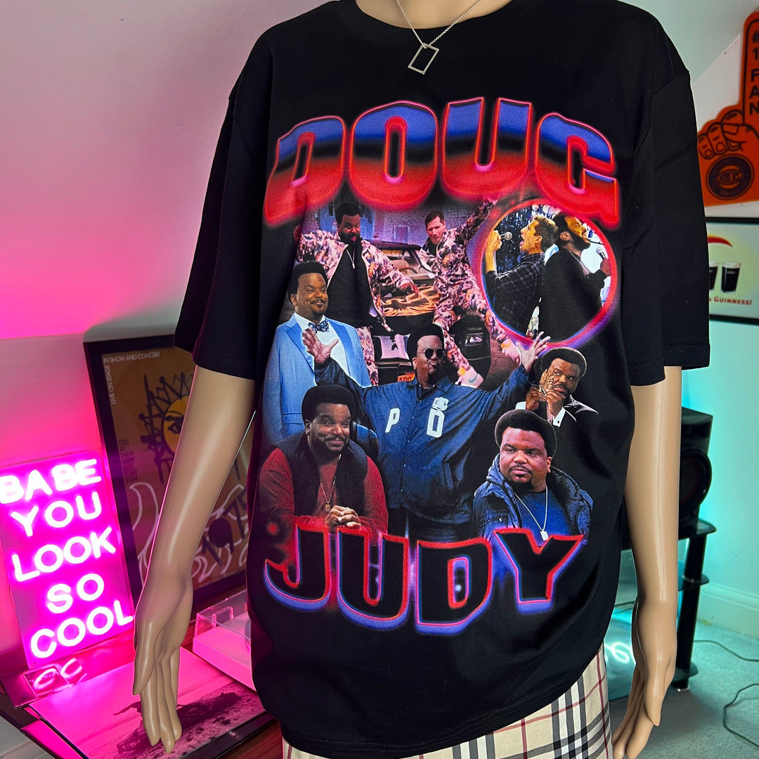 Doug Judy homage graphic T-shirt
