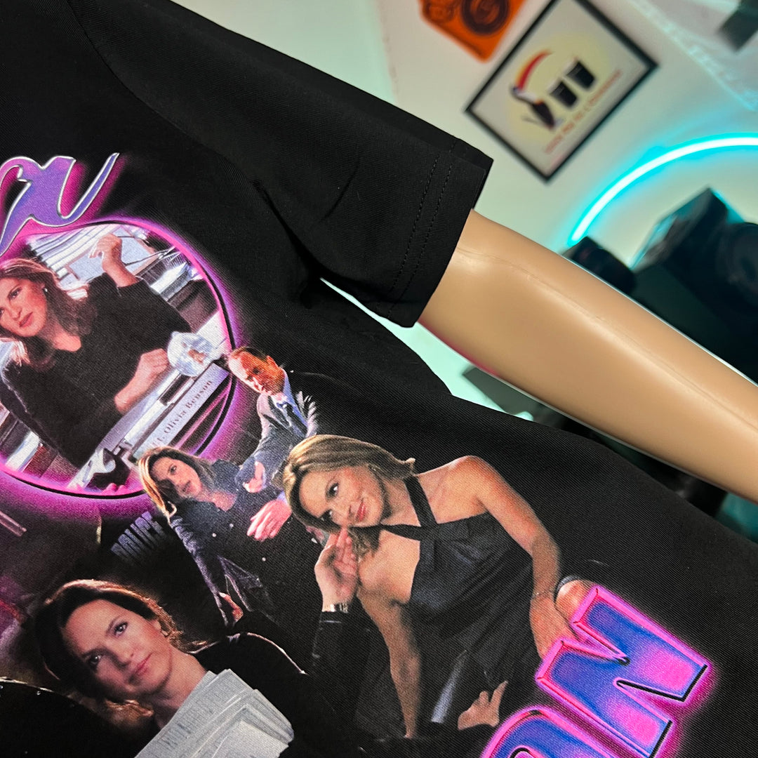 Olivia Benson homage graphic t-shirt