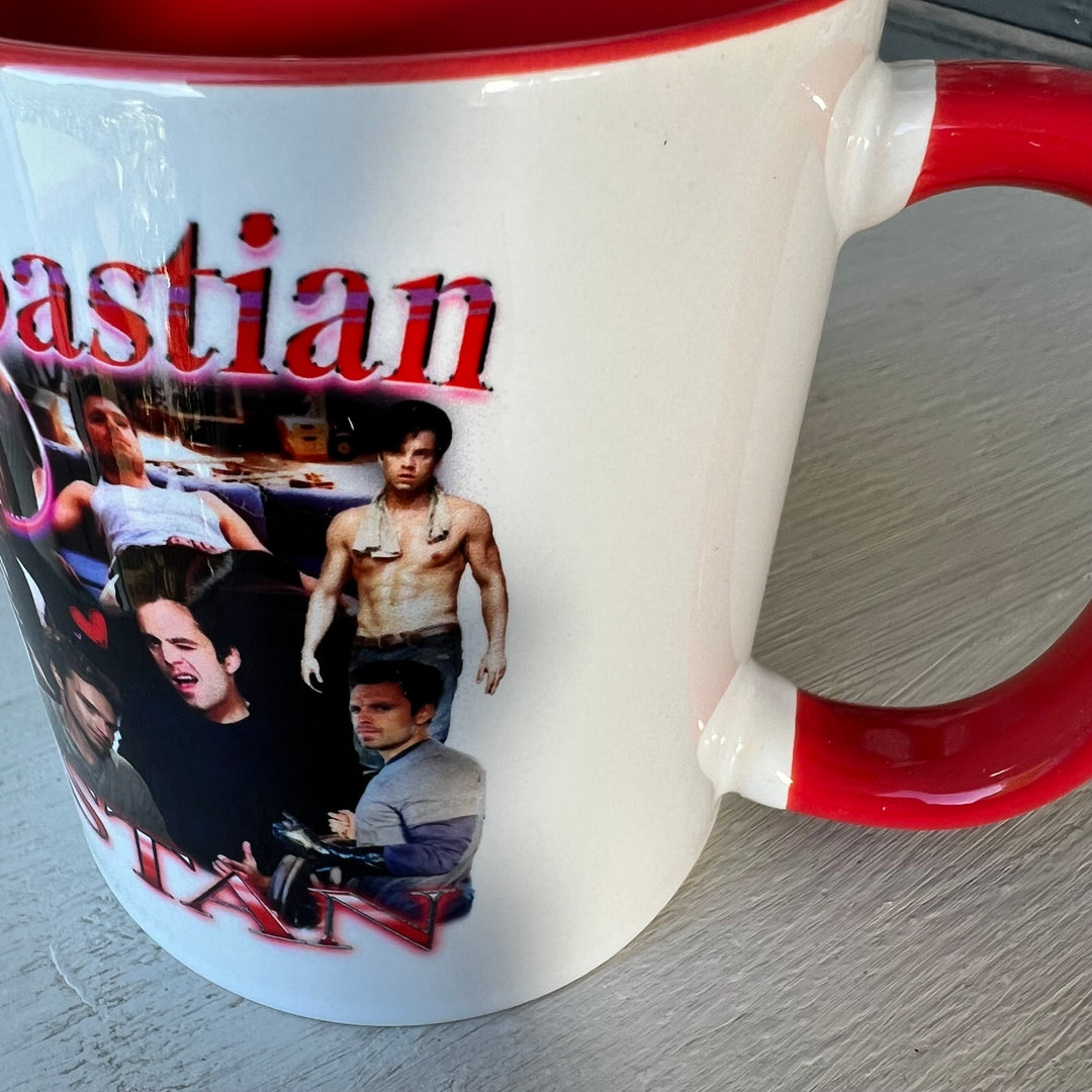 Sebastian Stan homage printed Mug
