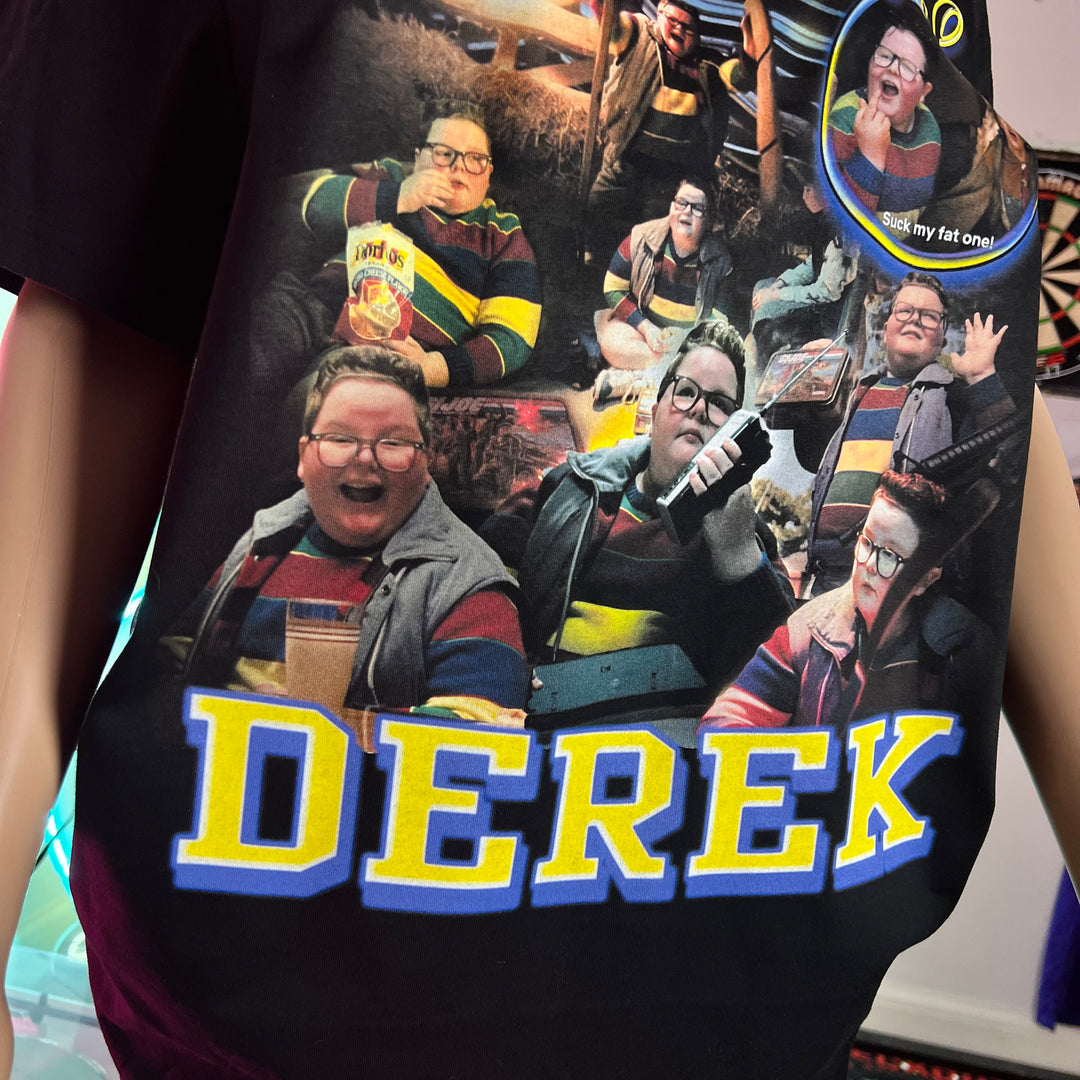 Delightful Derek homage T-shirt