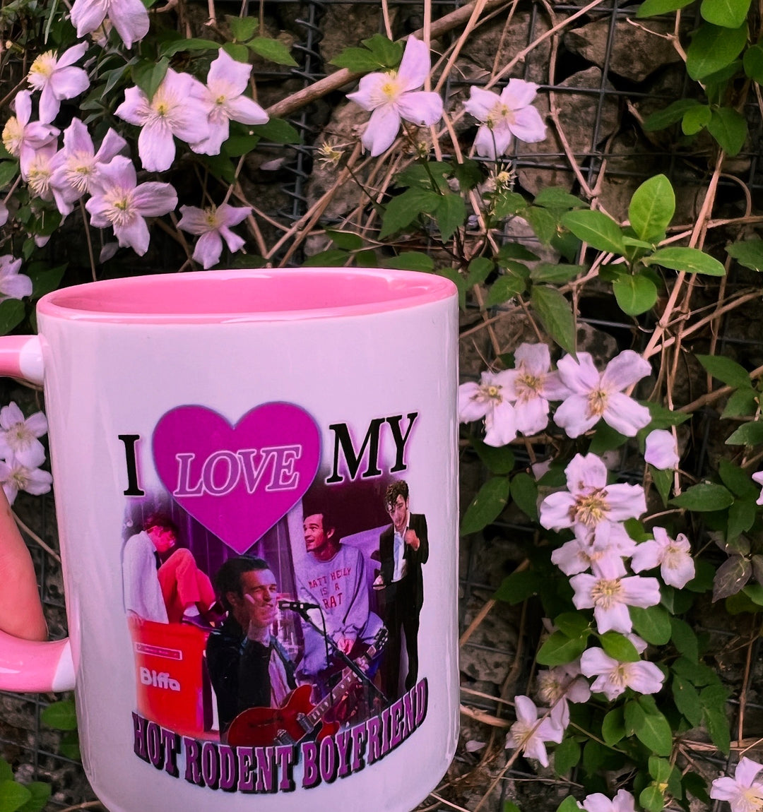 I love my hot rodent boyfriend (Matty) printed Mug