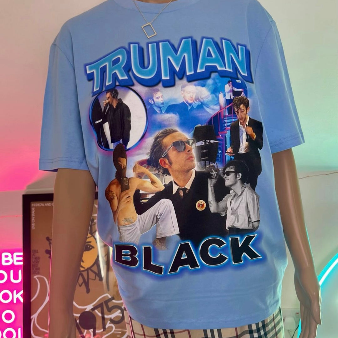 Truman Black homage graphic tee