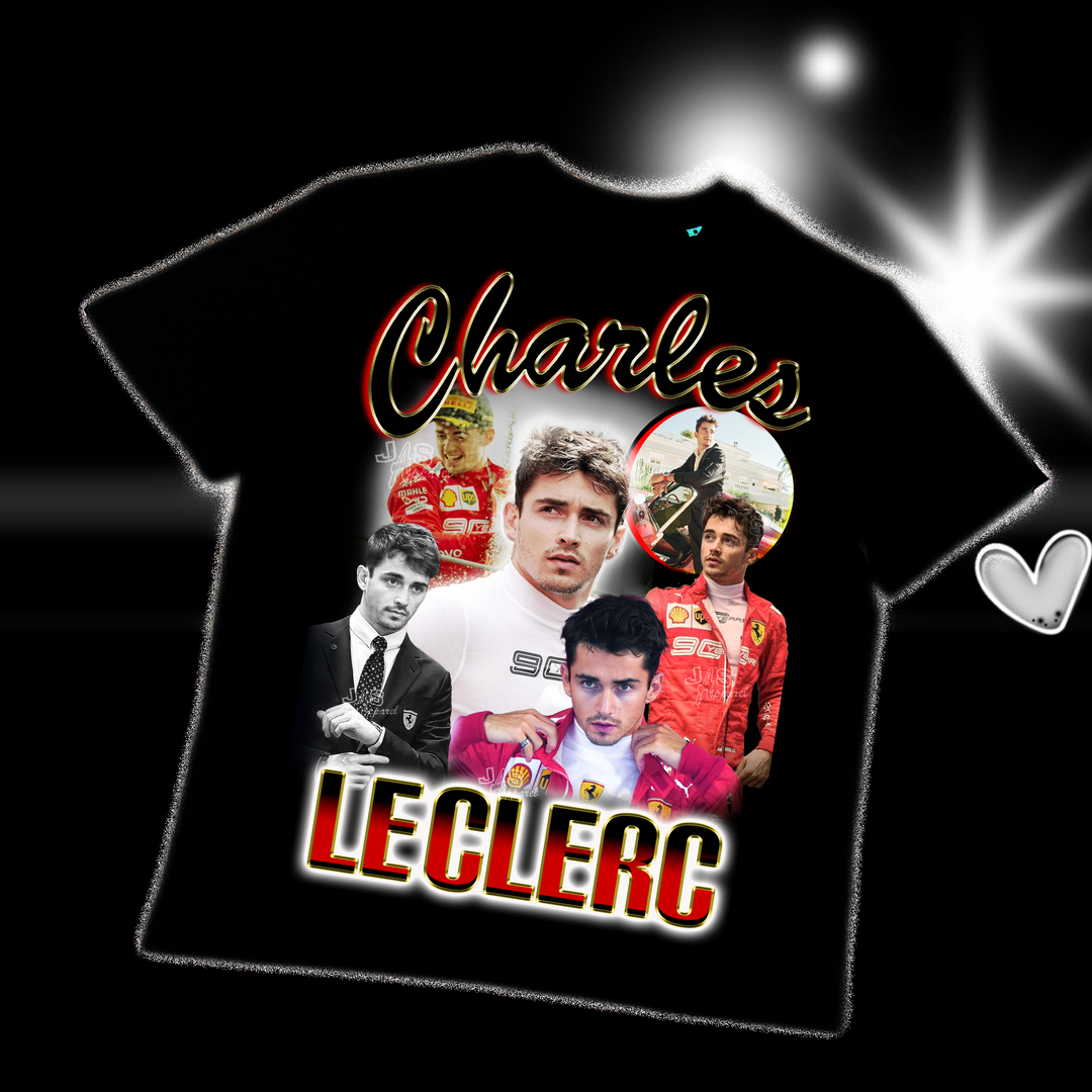 Charles Leclerc homage T-shirt