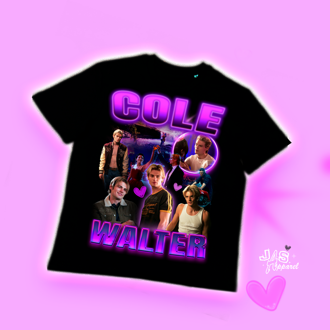 Cole Walter inspired homage graphic t-shirt