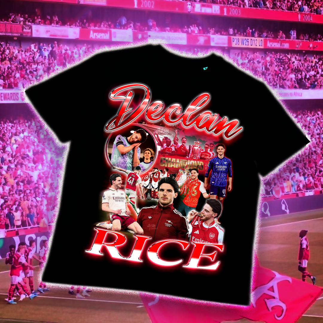 Declan RICE inspired homage T-shirt