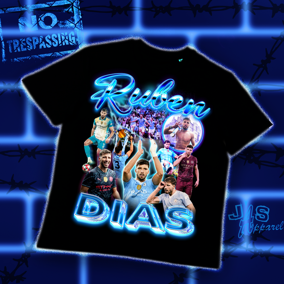 Ruben DIAS inspired homage graphic t-shirt