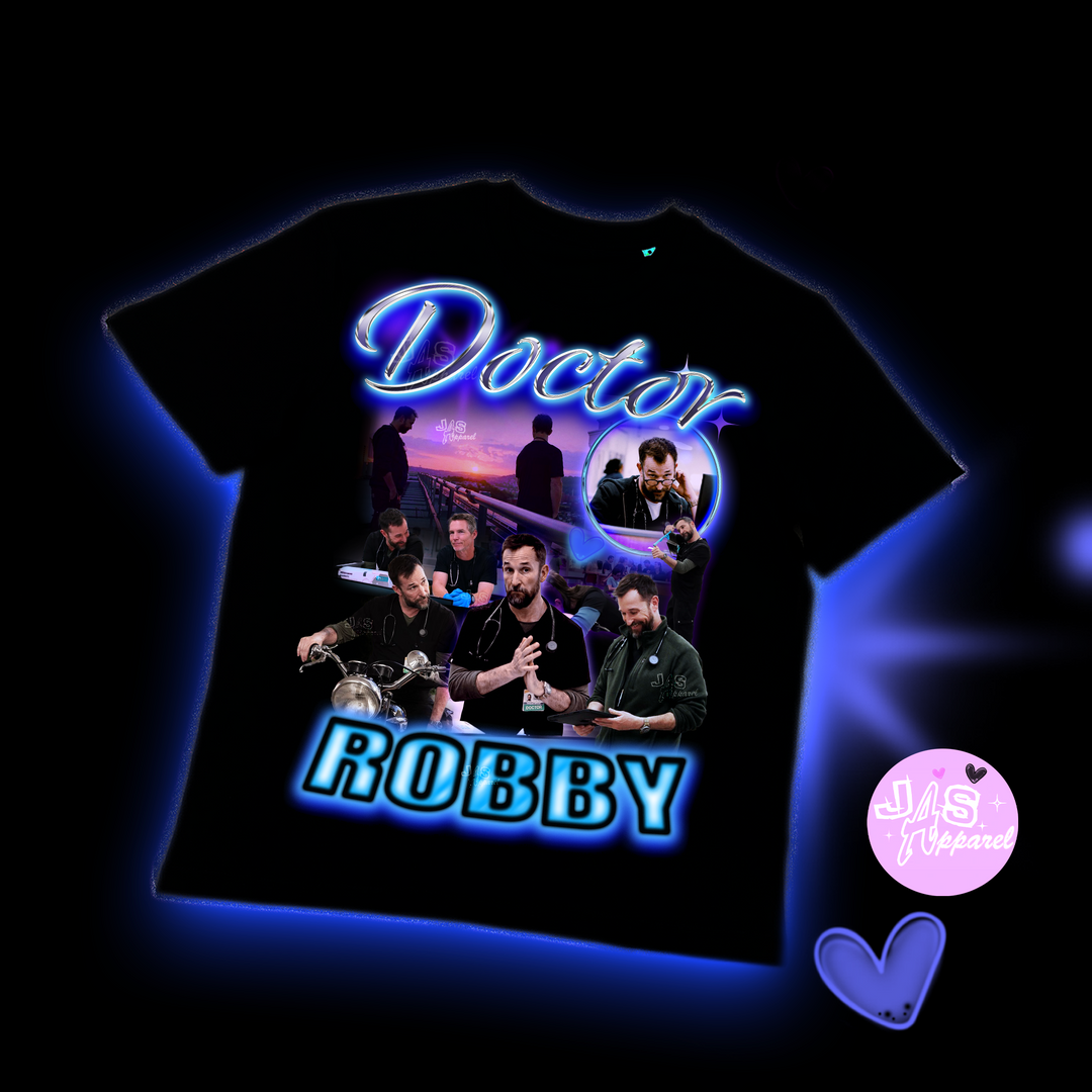 Doctor Robby homage graphic t-shirt